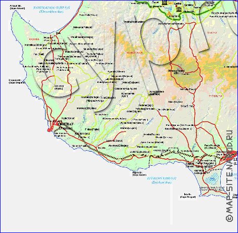 Administratives carte de Chypre