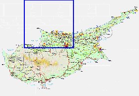 Administratives carte de Chypre