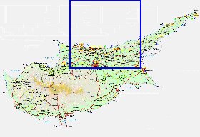 Administratives carte de Chypre