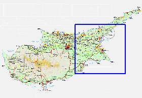 Administratives carte de Chypre