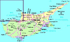 carte de Chypre