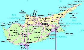 carte de Chypre