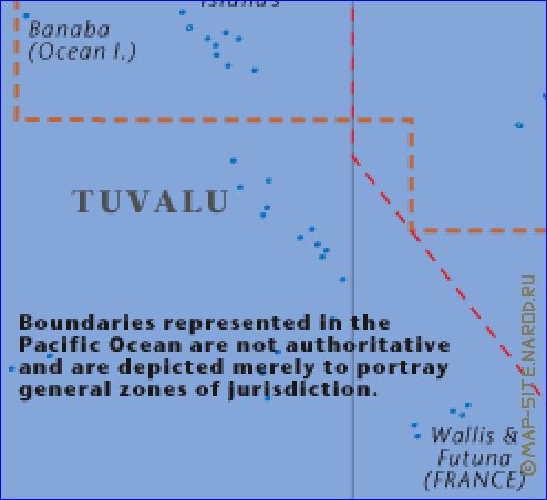 mapa de Kiribati