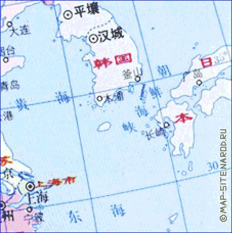 Administrativa mapa de Republica Popular da China em chines