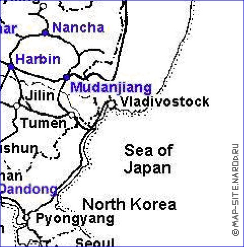 Administrativa mapa de Republica Popular da China