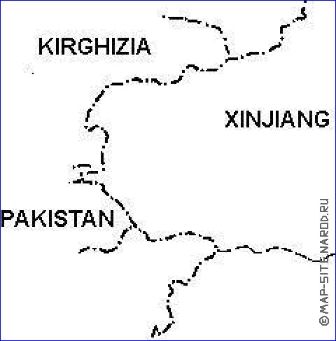 Administrativa mapa de Republica Popular da China