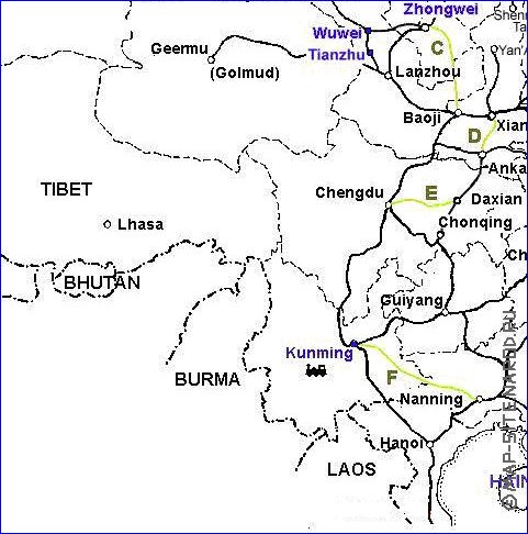 Administrativa mapa de Republica Popular da China