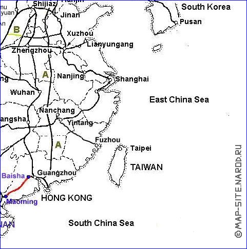 Administrativa mapa de Republica Popular da China