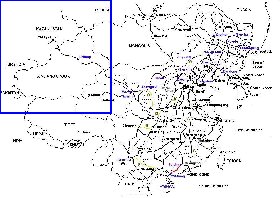 Administrativa mapa de Republica Popular da China