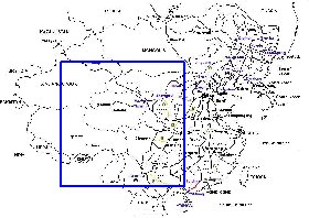 Administrativa mapa de Republica Popular da China