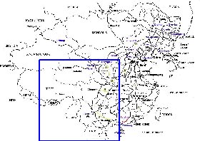 Administrativa mapa de Republica Popular da China