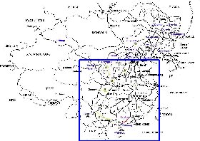 Administrativa mapa de Republica Popular da China