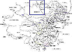 Administrativa mapa de Republica Popular da China