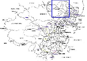 Administrativa mapa de Republica Popular da China