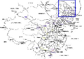 Administrativa mapa de Republica Popular da China