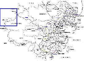 Administrativa mapa de Republica Popular da China