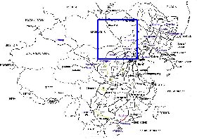 Administrativa mapa de Republica Popular da China