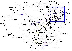 Administrativa mapa de Republica Popular da China