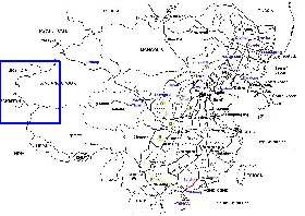 Administrativa mapa de Republica Popular da China