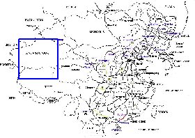 Administrativa mapa de Republica Popular da China