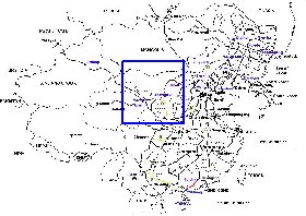 Administrativa mapa de Republica Popular da China