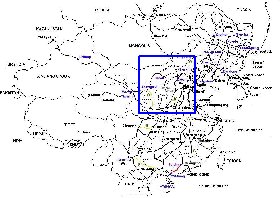 Administrativa mapa de Republica Popular da China