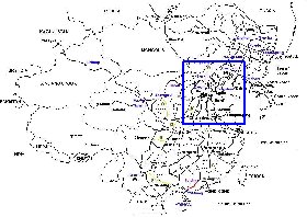 Administrativa mapa de Republica Popular da China