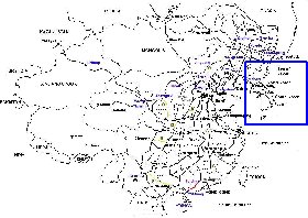 Administrativa mapa de Republica Popular da China