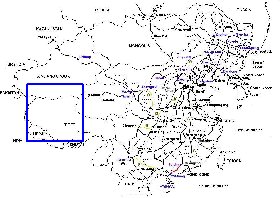 Administrativa mapa de Republica Popular da China