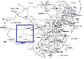 Administrativa mapa de Republica Popular da China