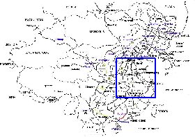 Administrativa mapa de Republica Popular da China