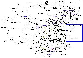 Administrativa mapa de Republica Popular da China