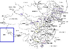 Administrativa mapa de Republica Popular da China