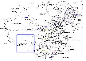 Administrativa mapa de Republica Popular da China