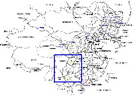 Administrativa mapa de Republica Popular da China