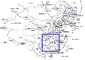 Administrativa mapa de Republica Popular da China