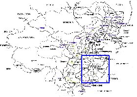 Administrativa mapa de Republica Popular da China