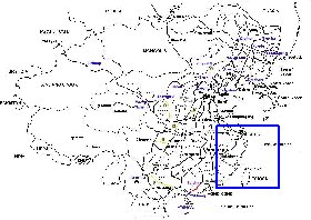 Administrativa mapa de Republica Popular da China