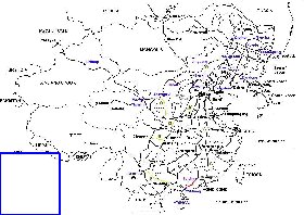 Administrativa mapa de Republica Popular da China