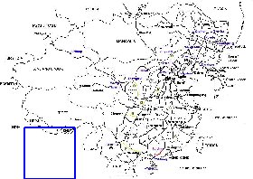 Administrativa mapa de Republica Popular da China