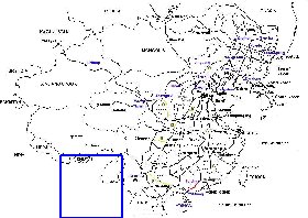 Administrativa mapa de Republica Popular da China