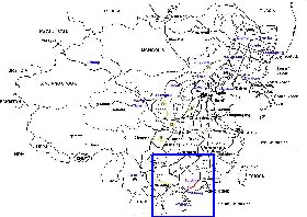 Administrativa mapa de Republica Popular da China