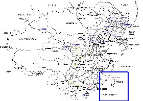 Administrativa mapa de Republica Popular da China