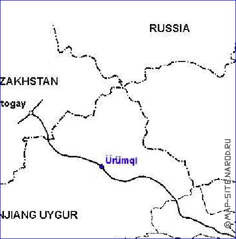 Administrativa mapa de Republica Popular da China