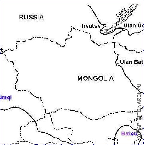 Administrativa mapa de Republica Popular da China