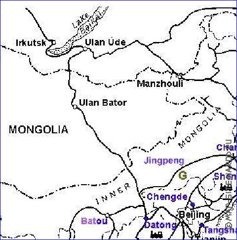 Administrativa mapa de Republica Popular da China