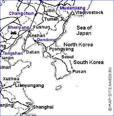 Administrativa mapa de Republica Popular da China