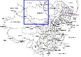 Administrativa mapa de Republica Popular da China