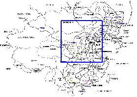 Administrativa mapa de Republica Popular da China