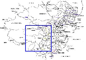 Administrativa mapa de Republica Popular da China